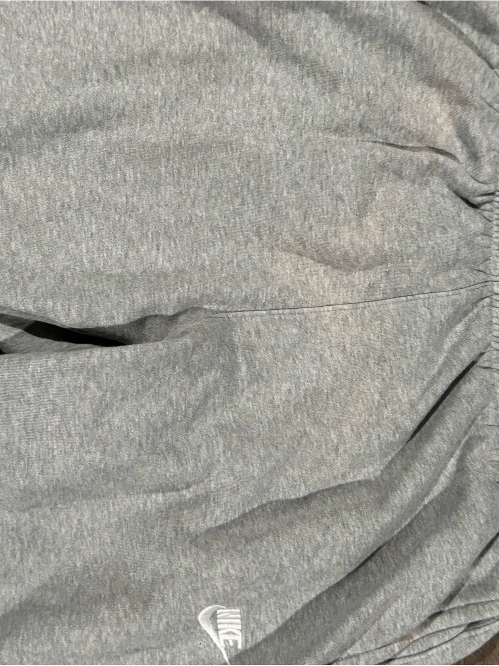 Nike Light Gray Kids' Fleece Joggers